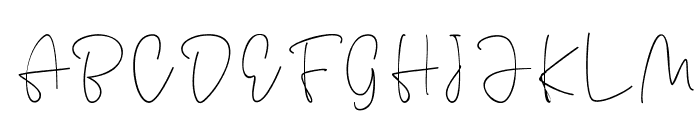 Antouk Signature Font UPPERCASE