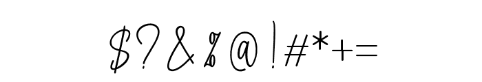 AntoukSignature Font OTHER CHARS