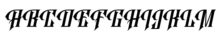 Antrope Italic Font UPPERCASE