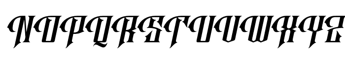 Antrope Italic Font UPPERCASE