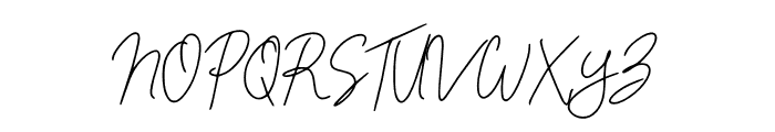 Anttilla Signature Font UPPERCASE