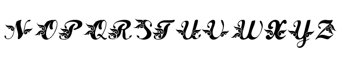 Antusias-Display Font UPPERCASE