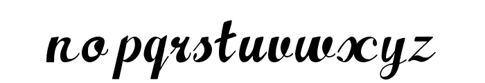 Antusias-Display Font LOWERCASE