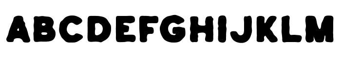 AnubisMythicalSans-Rough Font UPPERCASE