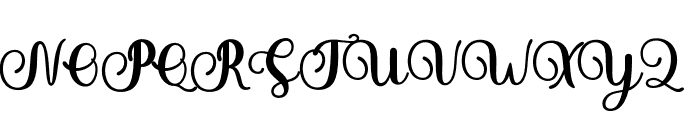 Anulika Font UPPERCASE