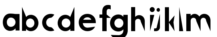 Anxiety Regular Font LOWERCASE