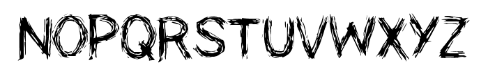 Anxious Sketch Font By  Regular Font UPPERCASE
