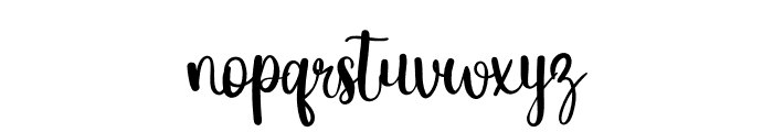 Anyitime Font LOWERCASE