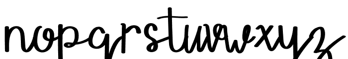 Anyta Font LOWERCASE