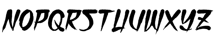 Aomine Kensai Font UPPERCASE