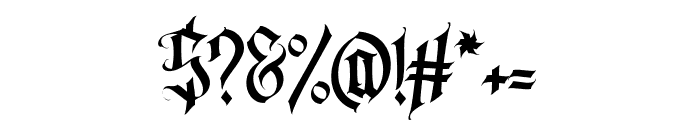Aortascarta-Regular Font OTHER CHARS