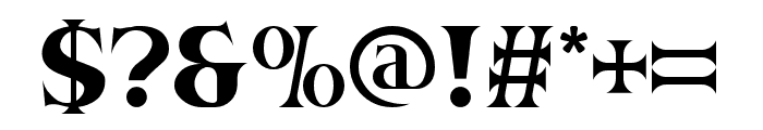 Aostala Font OTHER CHARS