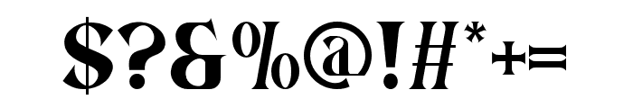 Aostora Font OTHER CHARS