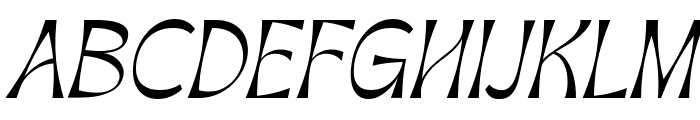 Apagah Reverse Italic Font UPPERCASE