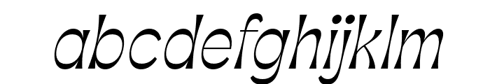 ApagahReverse-Italic Font LOWERCASE