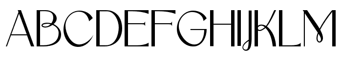 Apelow-modern Font UPPERCASE