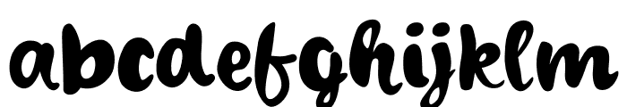 Apollo Black Regular Font LOWERCASE