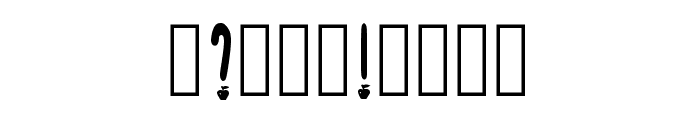 Apple Font Font OTHER CHARS
