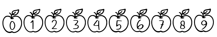 Apple Fruit Regular Font OTHER CHARS