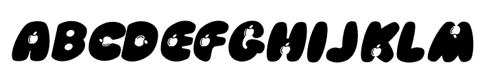 Apple Kids Italic Italic Font UPPERCASE