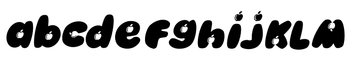 Apple Kids Italic Italic Font LOWERCASE