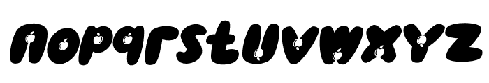 Apple Kids Italic Italic Font LOWERCASE