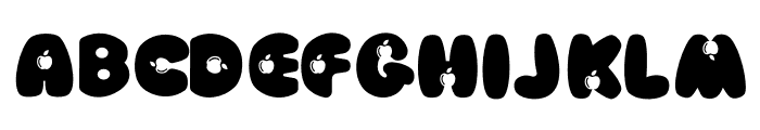 Apple Kids Font UPPERCASE