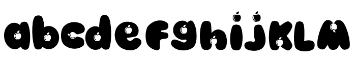 Apple Kids Font LOWERCASE
