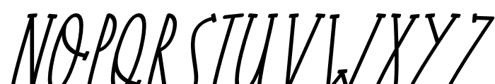 Apple Owl Italic Font UPPERCASE