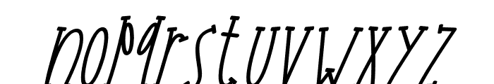 Apple Owl Italic Font LOWERCASE