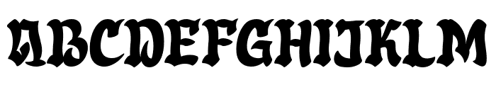 Aprek Febux Regular Font UPPERCASE