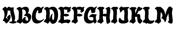 AprekFebux-Regular Font UPPERCASE