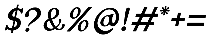 Aprilia Kupril Italic Font OTHER CHARS
