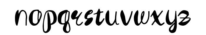 AquaHoney-Regular Font LOWERCASE