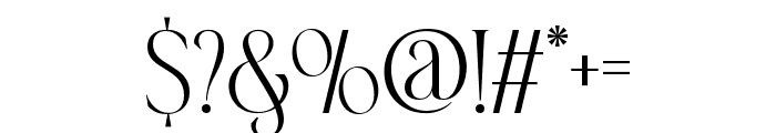 Aqualim-Regular Font OTHER CHARS