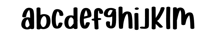 Aquamalyne Font LOWERCASE