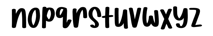 Aquamalyne Font LOWERCASE