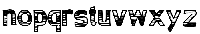 Aquarius Textured Regular Font LOWERCASE