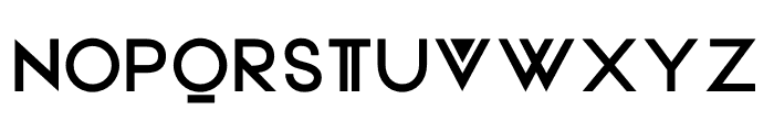 Aquata Display Medium Font UPPERCASE