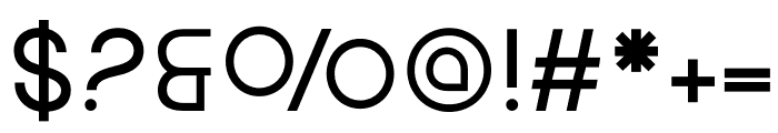 Aquata Display Regular Font OTHER CHARS