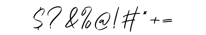 Aquatype Signature Font OTHER CHARS