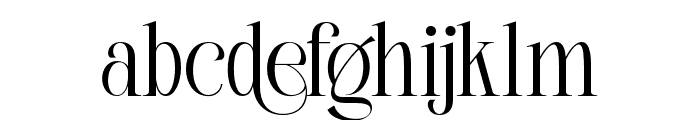 Aquilaf-Regular Font LOWERCASE