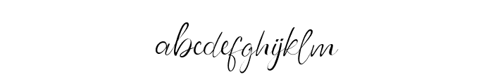 Aquilaf-Script Font LOWERCASE