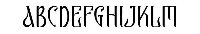 AquizzaRegular Font LOWERCASE