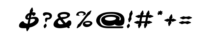 Arabian Prince Bold Italic Font OTHER CHARS