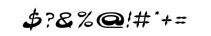 Arabian Prince Italic Font OTHER CHARS