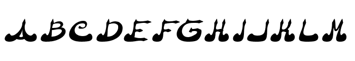 Arabian Prince Italic Font UPPERCASE