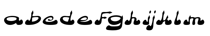 Arabian Prince Italic Font LOWERCASE
