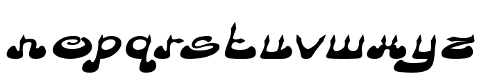Arabian Prince Italic Font LOWERCASE