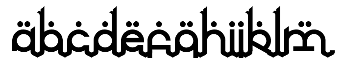 Arabian Font LOWERCASE